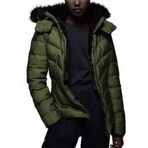NEW Zara Down-Filled Fur Lined Padded Hood Jacket